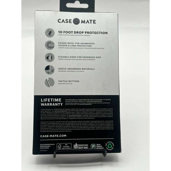 Case-Mate Twinkle Case for Samsung Galaxy S21 FE 5G Gold Glitter Shockproof Cove - Picture 3 of 3